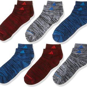 adidas boys Kids-boy's/Girl's Superlite Low Cut Socks (6-pair)